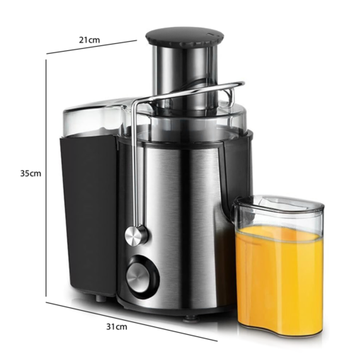 800W Juicer Machine Whole Fruit Vegetable Juice Centrifugal Extractor Home 500ML