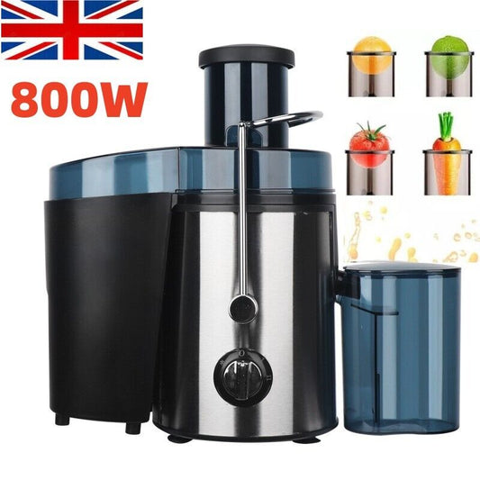 800W Juicer Machine Whole Fruit Vegetable Juice Centrifugal Extractor Home 500ML