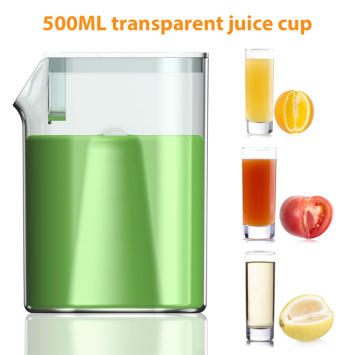 800W Juicer Machine Whole Fruit Vegetable Juice Centrifugal Extractor Home 500ML